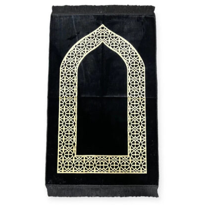 prayer mat black